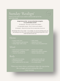 Sunday Realign Guide - Free